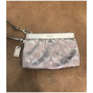 Coach Bags - ‼️4 for $25‼️ Coach silver Wristlet Coach Bags - ‼️4 for $25‼️ Coach silver Wristlet